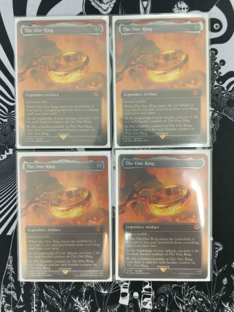一つの指輪 The One Ring 4枚セット MTG foil
