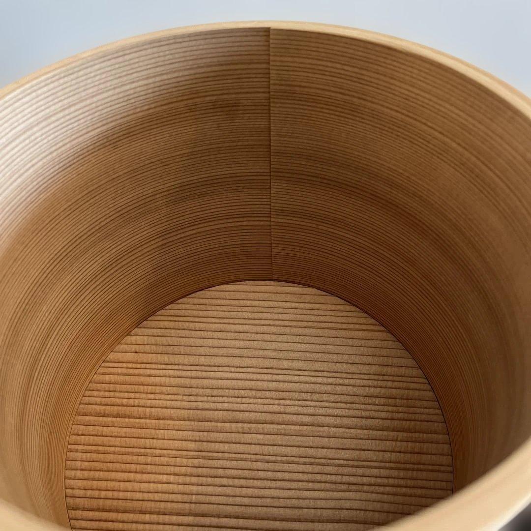 定価22000円　茶道具　木地曲水指　木製　紙箱付　送料無料