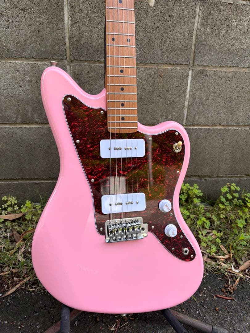 Bacchusバッカス / ジャズマスタータイプBJM-1-RSM ピンク