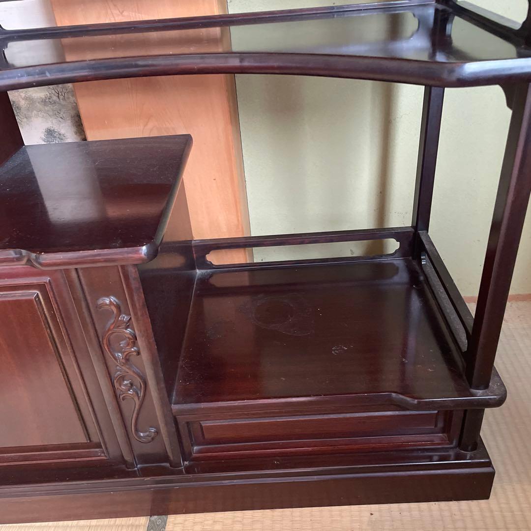 ミルコン。 茶箪笥 飾り棚 茶棚 レトロ アンティーク