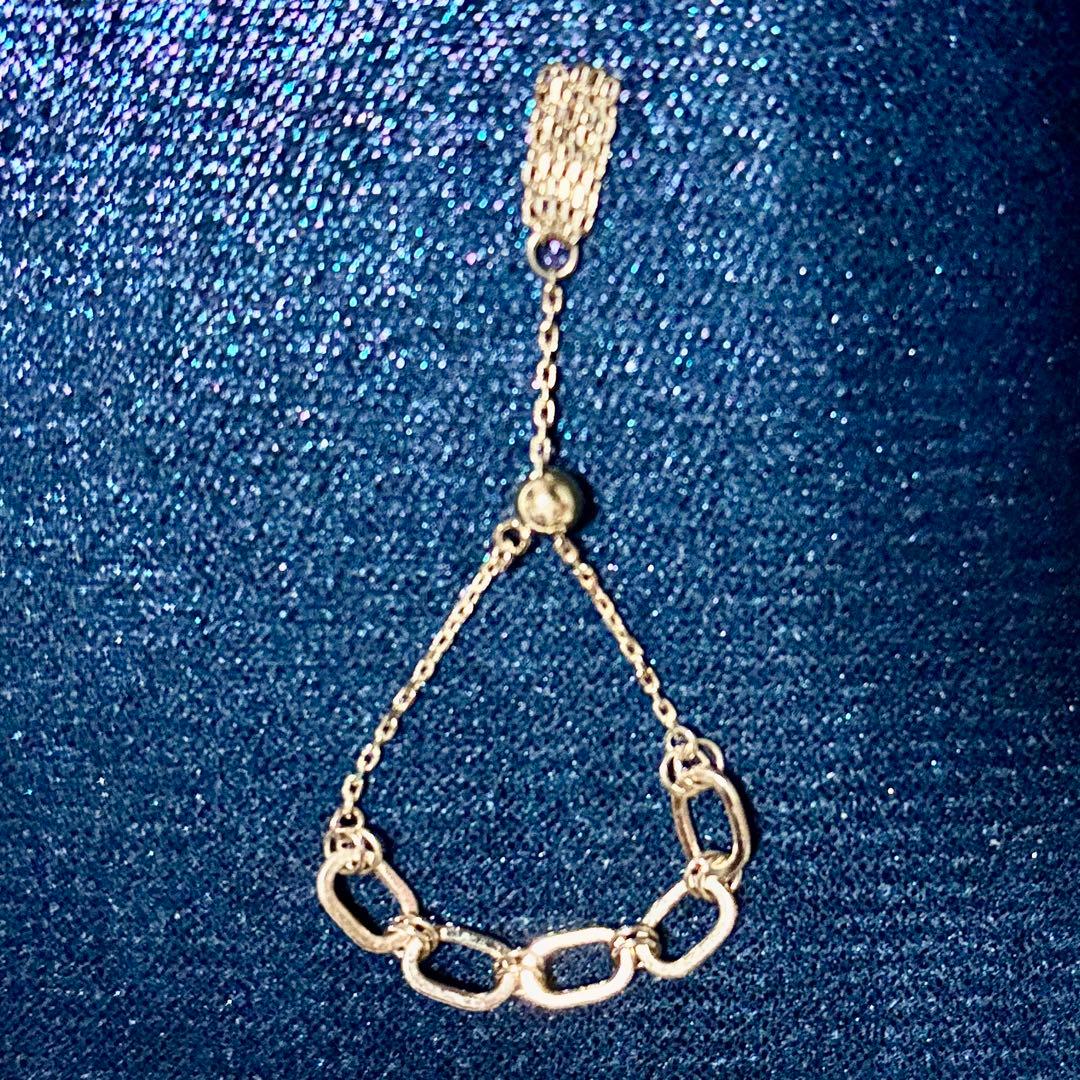 10金ゴールド チェーンリンク リング