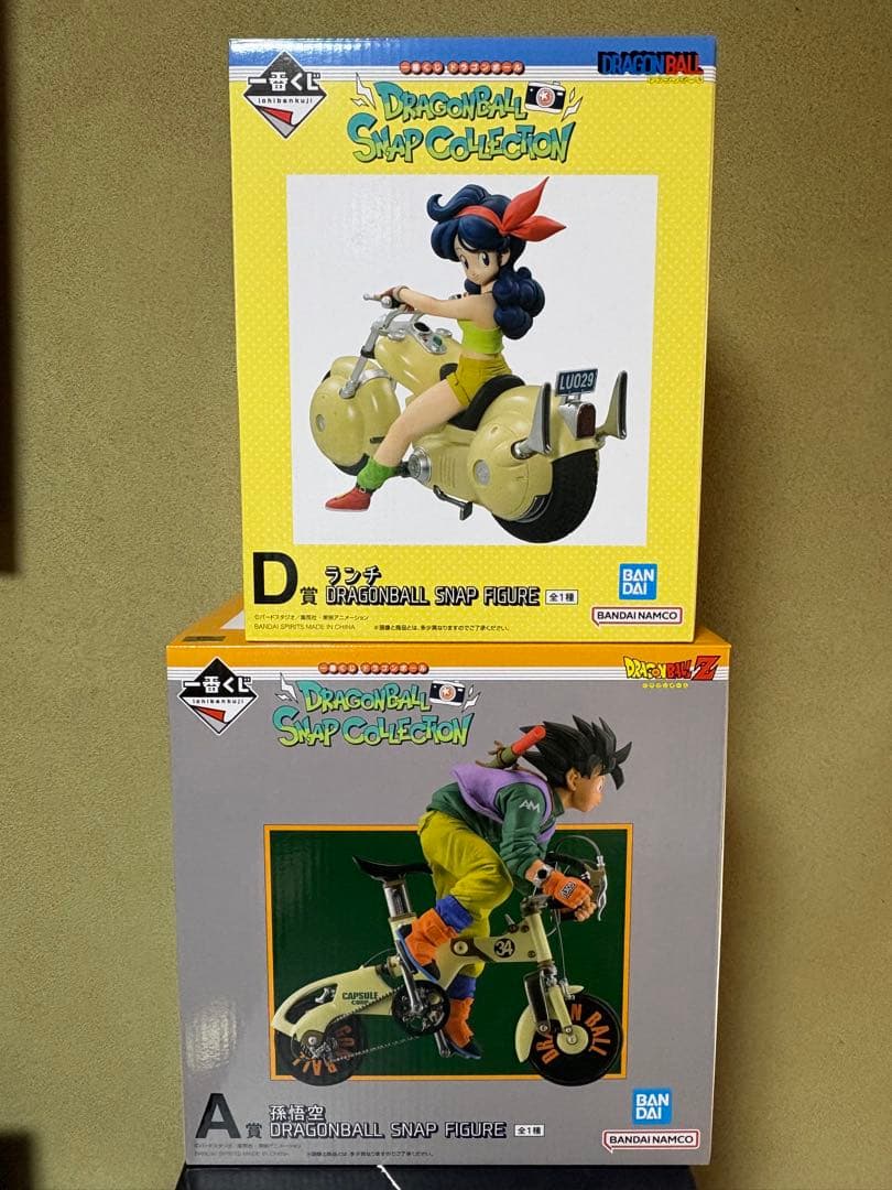 ドラゴンボール 一番くじ　スナップコレクション 悟空とランチ　セット