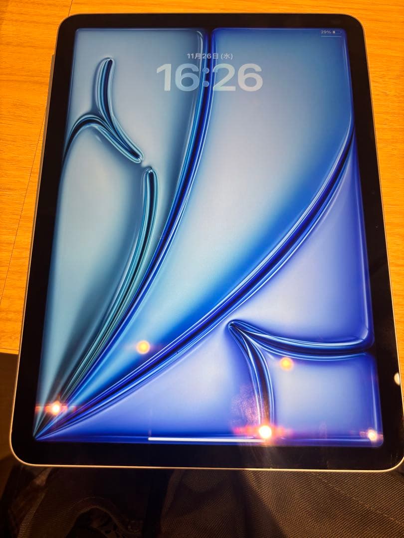 iPad Air M2 (第5世代) ブルー2024Smart Folio付き