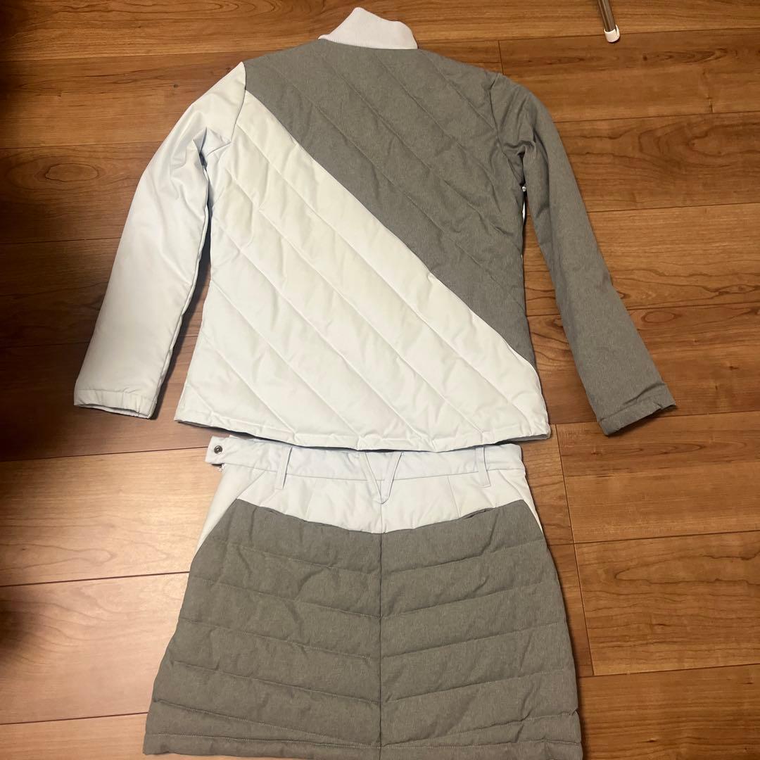 DESCENTE GOLF レディース M ダウンジャケットとスカートのセット