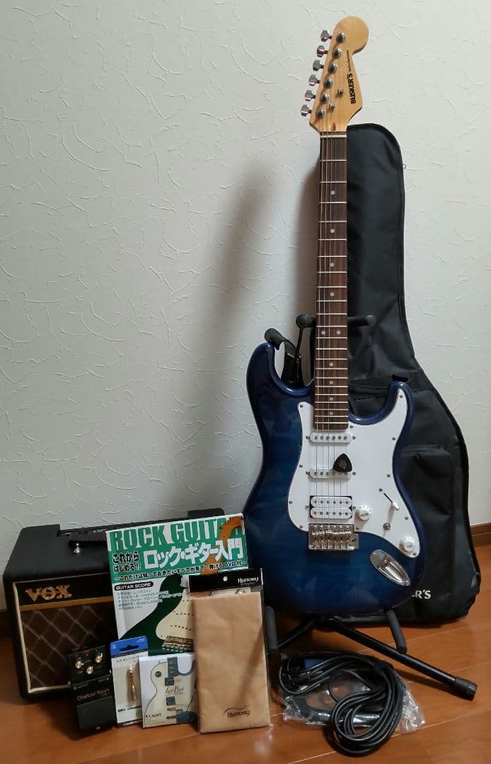初心者用エレキギター Voxアンプ付き