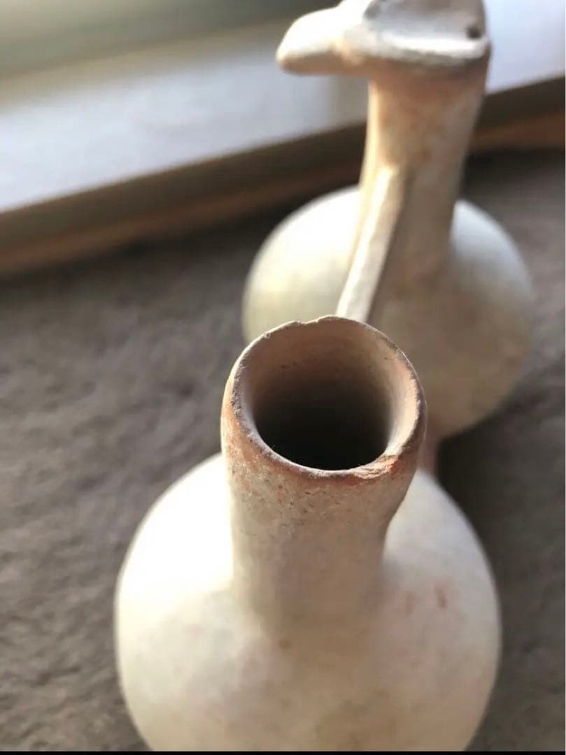 本日発送限定お値下げ中 古代アンデス文明 注口双胴土器 ペルー