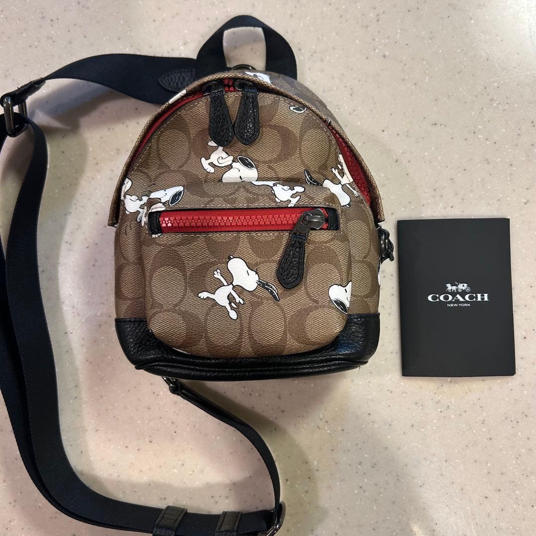 COACH × PEANUTS コーチ スヌーピー コラボ ボディバッグ