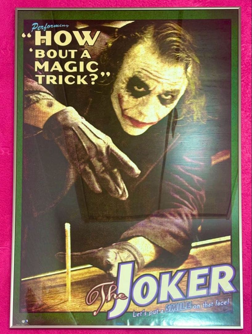 【希少品】ジョーカー ダークナイト ポスター