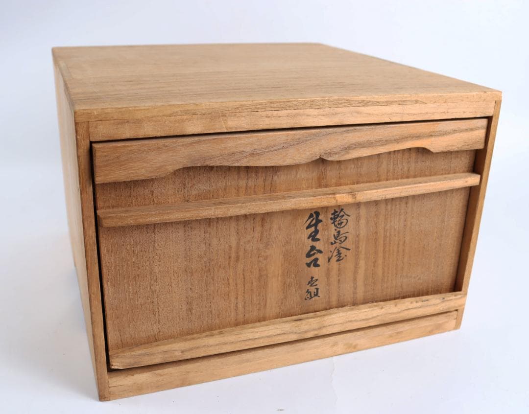 輪島塗 総菊蒔絵 重台 共箱 懐石道具 会席 重箱