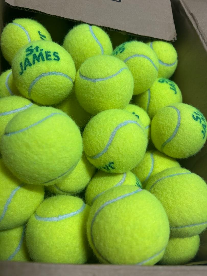 開封直後 1試合使用中古テニスボール100球