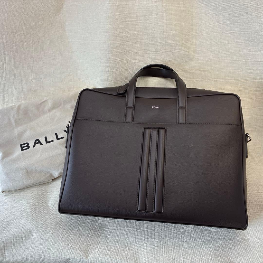 BALLY ダークブラウン ブリーフケース　ビジネスバッグ