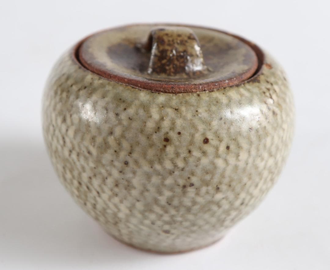 人間国宝 島岡達三 蓋物 民藝