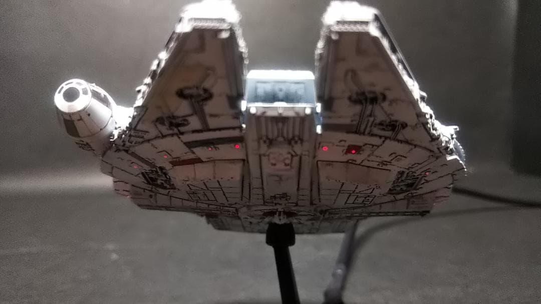 ミレニアムファルコン 電飾改修 塗装済 完成品 塗装 1/350