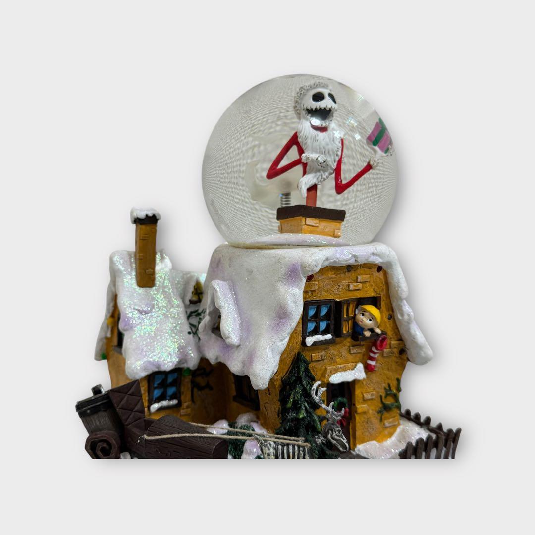 9298.ディズニー ナイトメアビフォアクリスマス スノードーム オルゴール