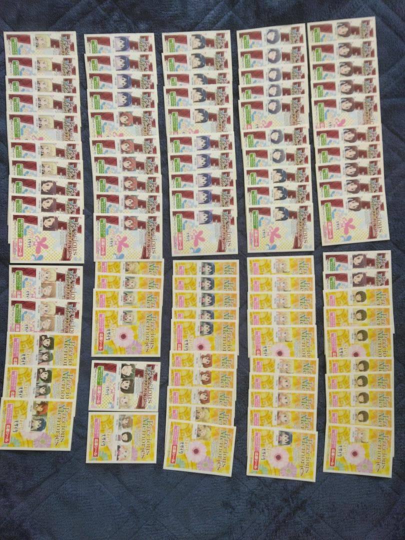 プレシャスメモリーズ　応募シール100枚　きんいろモザイクシリーズ