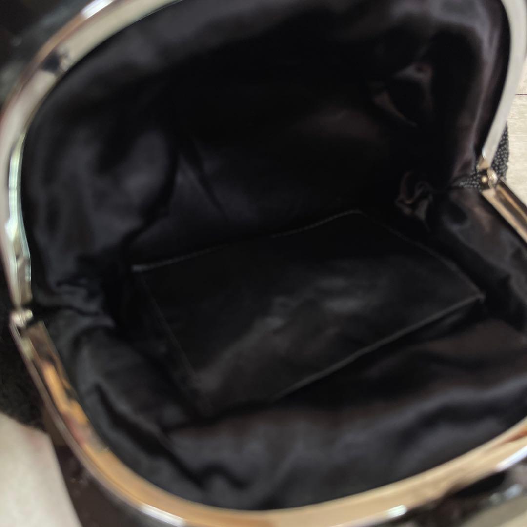 ⭐️一点物⭐️ 総ビーズバッグ 和装 手刺繍 総柄 花柄 和装 がま口