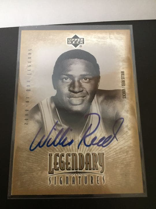 willis reed auto nba カード