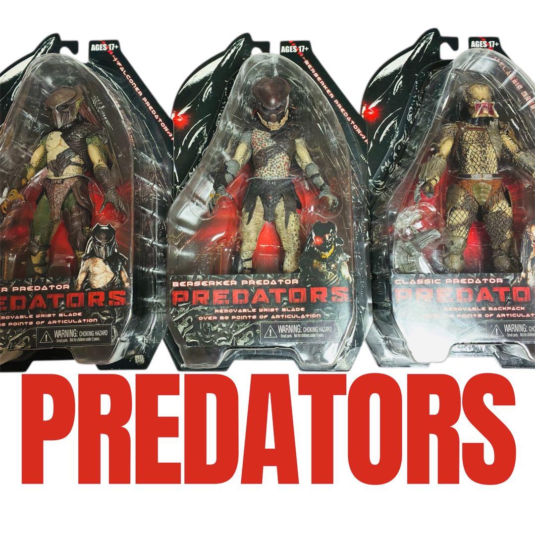 【未開封】NECA プレデターズ　3体　ファルコナー バーサーカー クラシック