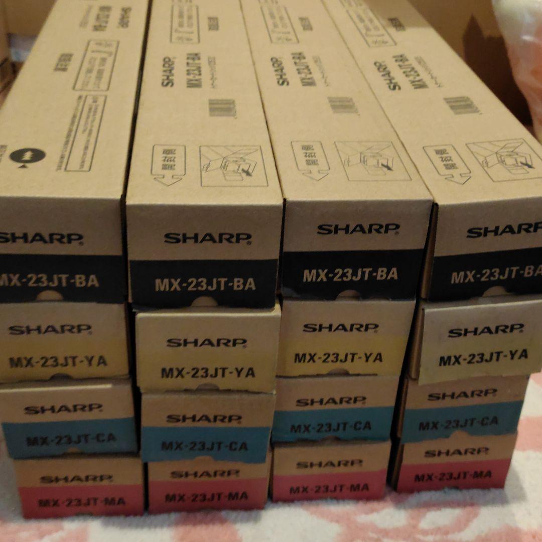 シャープ　カラー複合機用　トナー　4色セット　4セット　新品　未使用