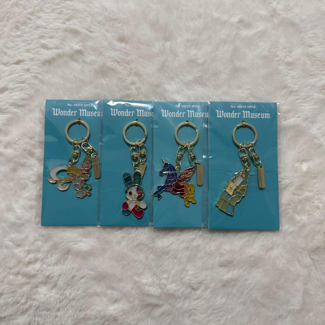 Mrs. GREEN APPLE Wonder Museum キーホルダー 4個