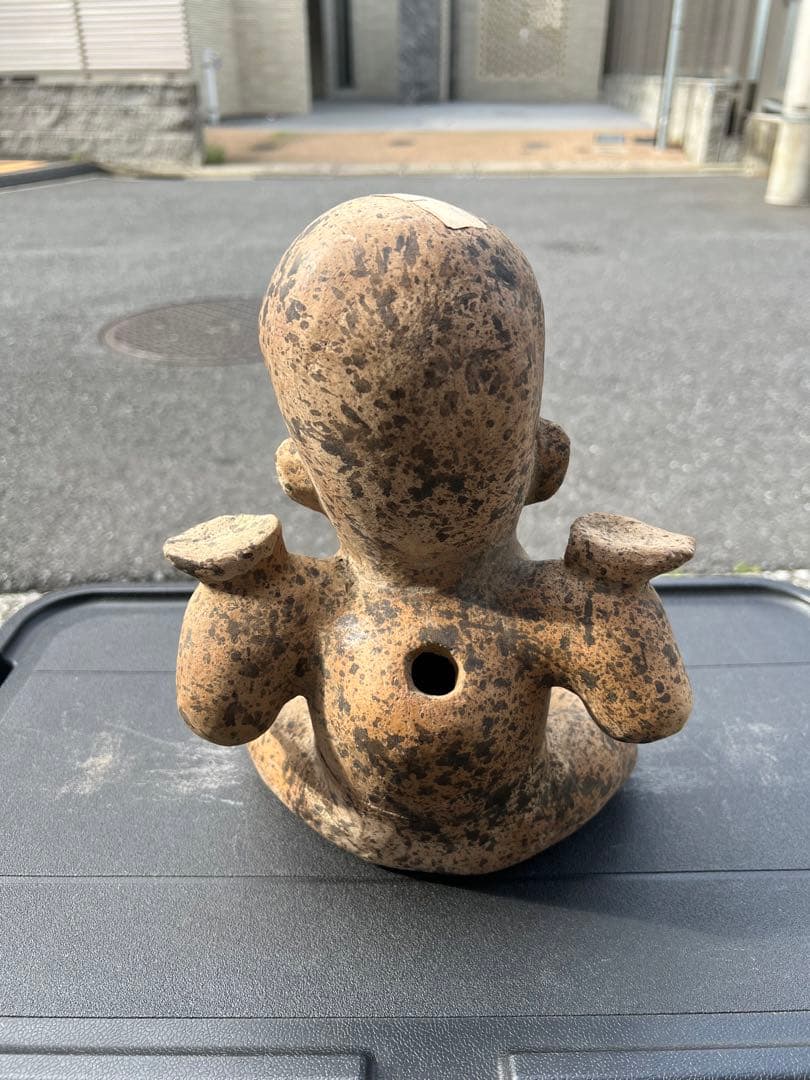 子供 陶器 焼物 土器 土偶 燭台メキシコ 置物 オブジェ インテリア 三越