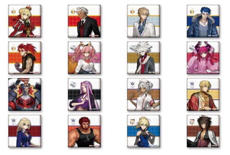 Fate/EXTELLAトレーディングスクエア缶バッジ　バラ60個　未開封品