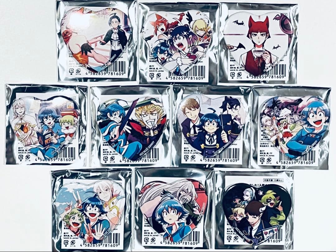 魔入りました！入間くん コミケc100 ハート型缶バッジ 全種類セット