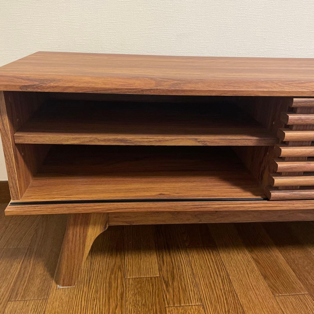 【2/25迄】テレビボード　2段ラック　木製