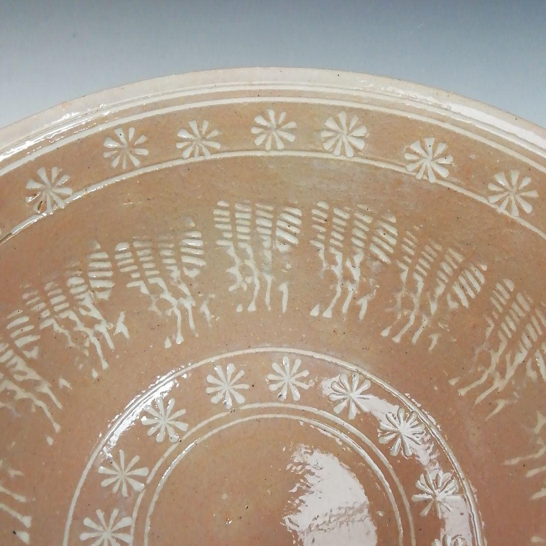 Ｔ８８８　数茶碗　十客『暦手三島外刷毛目』『加藤春永 造』　共箱　茶道具