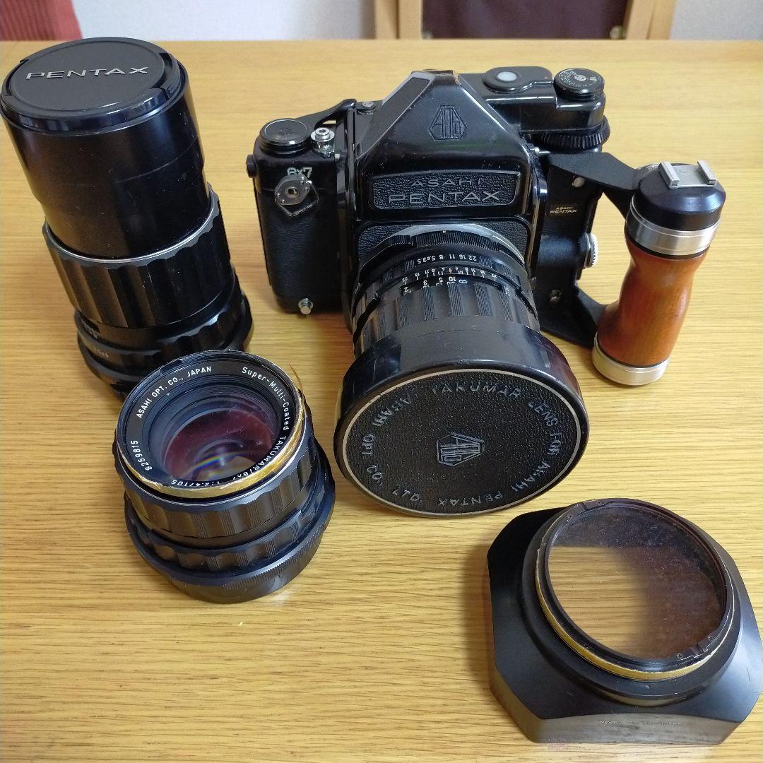 PENTAX ペンタックス 6×7 木製グリップ