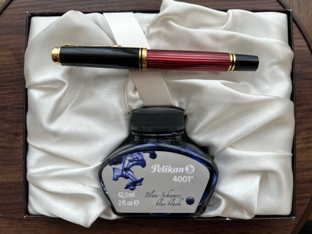 Pelikan M400 赤 ペン先F