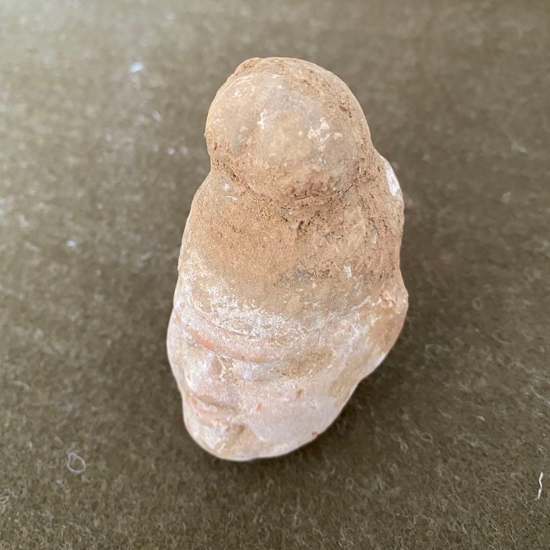 唐時代胡人俑　(頭部だけ)