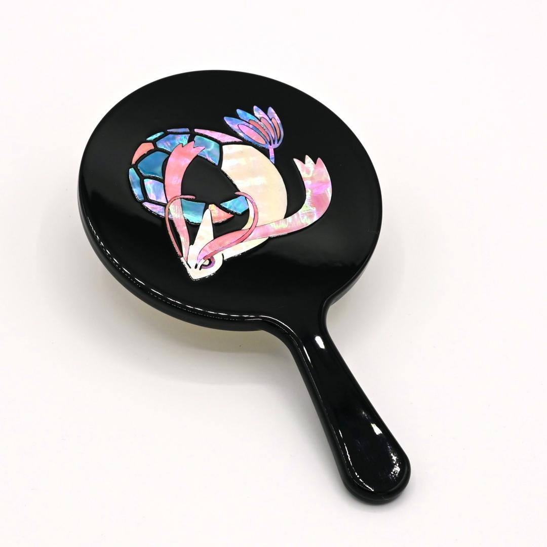 螺鈿細工 手鏡 ミロカロス ポケモンセンター カナザワ限定品