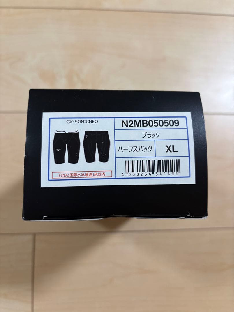 Mizuno 水泳ショーツ XLブラック GXソニックネオN2MB050509