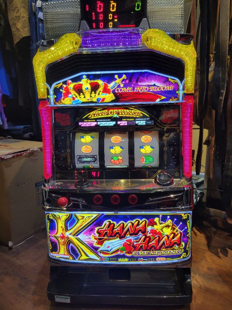 5号機 グレートキングハナハナ ミッドナイトパネル 実機 不要機