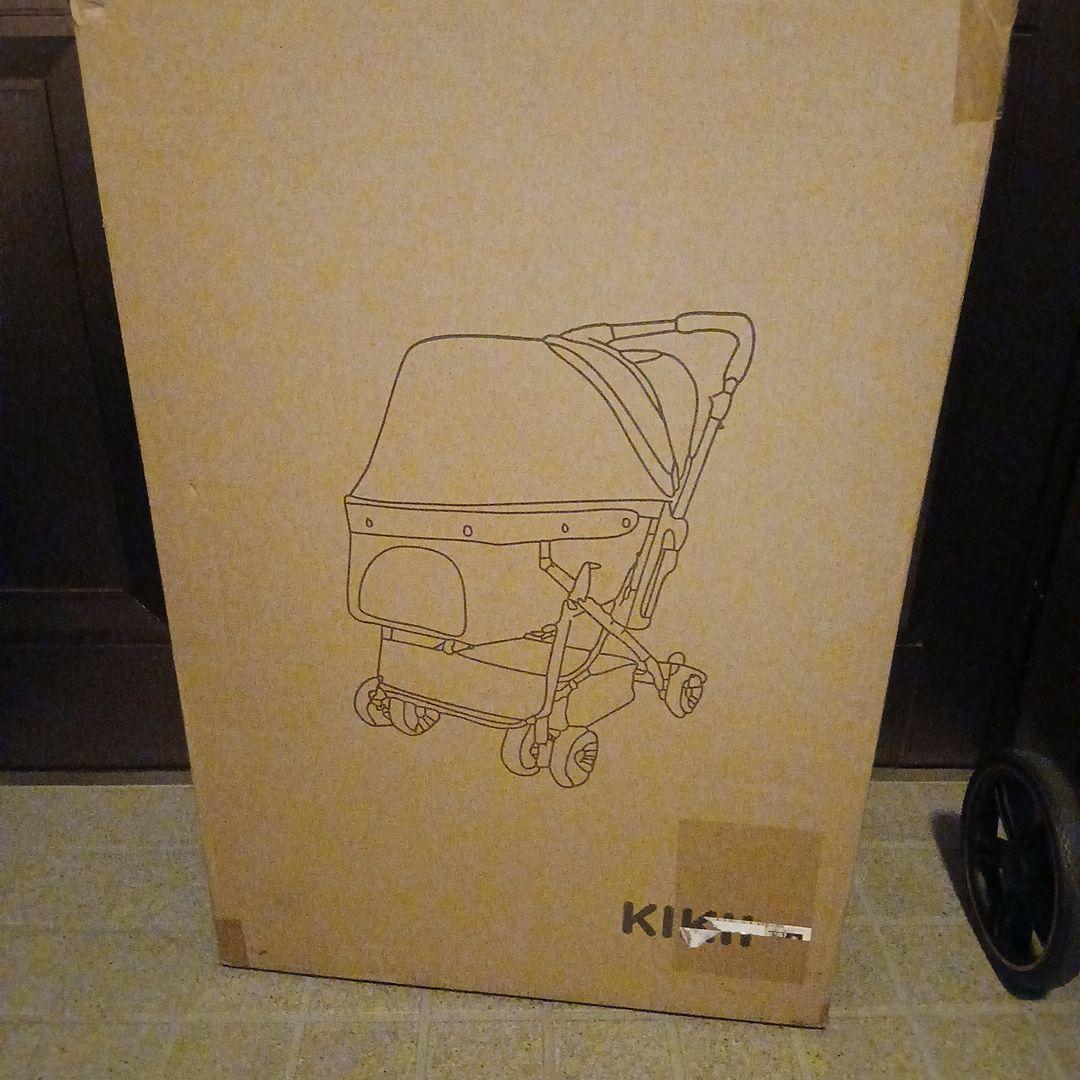 新品　最安値　KIKII ペットカート　グレー 折りたたみ 組み立て簡単