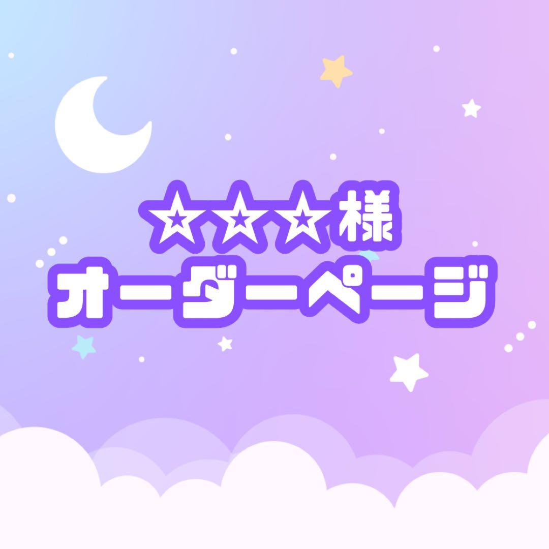 【必着日：無し】☆☆☆様 オーダーページ B4