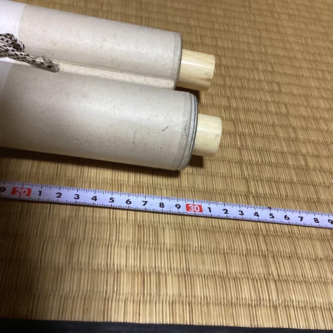 O-24 双鶴春景　掛軸 2本セット