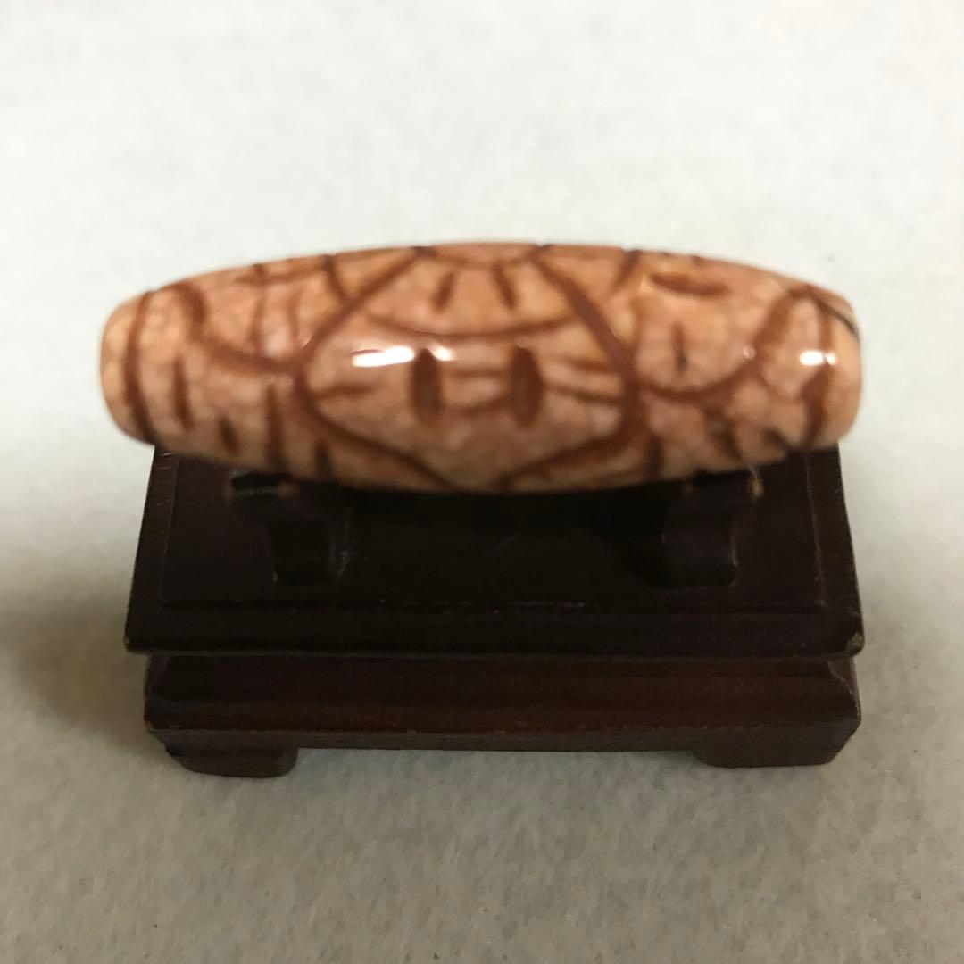 超珍品激レア‼︎ 彫刻龍紋　太陽梵字天珠　世界で数個　フジヤマ