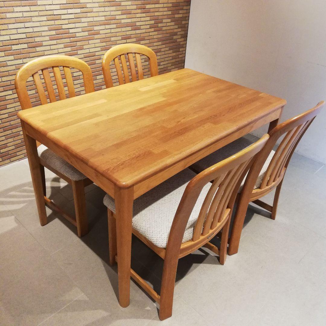 ◇美品　Karimoku カリモク　オーク無垢　ダイニングセット