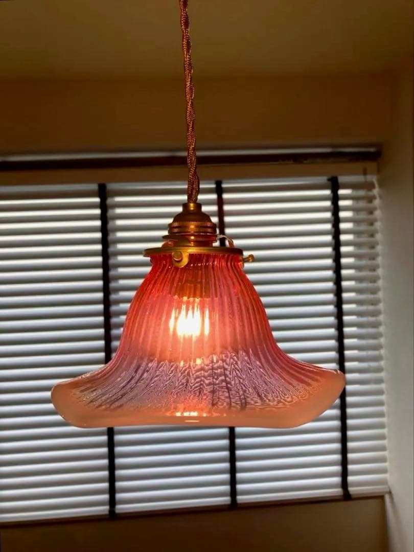 アーリーフェントン　1910年　ランプシェード　アンティーク　オパールセント