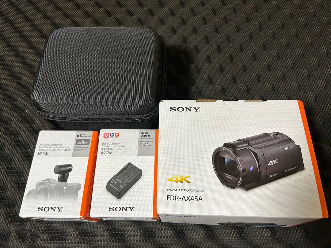 SONY FDR-AX45A 4K ビデオカメラ セット