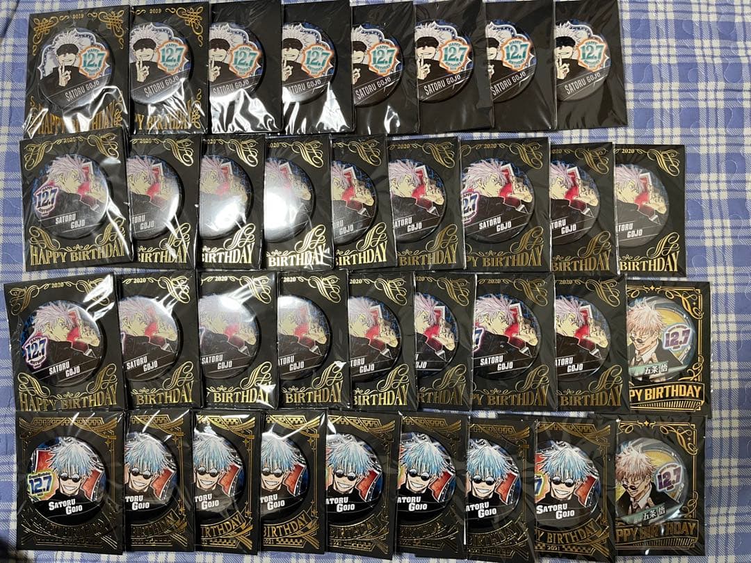 ジャンプショップ ジャンショ バースデイ 呪術廻戦 缶バッジ 五条 悟