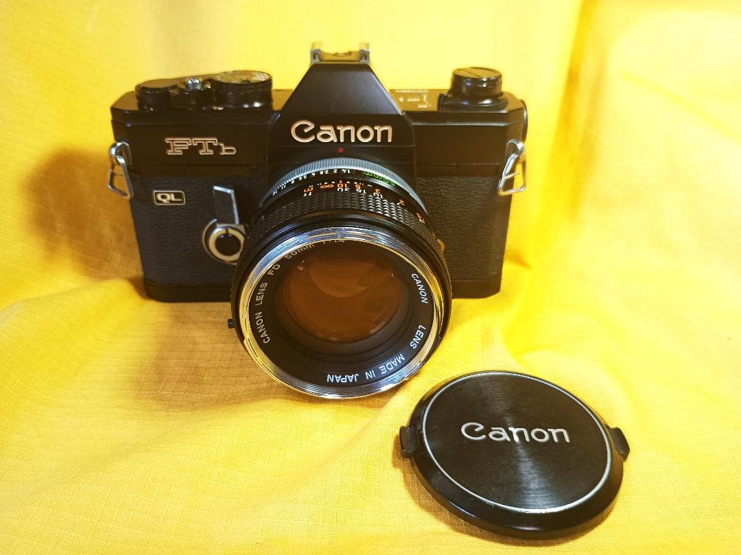 CANONーFTb＋FD50mm 1：1.4【きれいな作動品中古】
