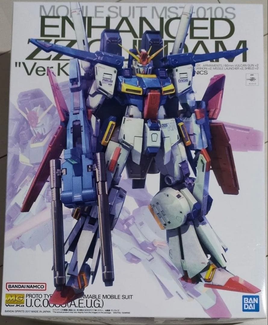 MG 1/100 強化型ZZガンダム Ver.Ka