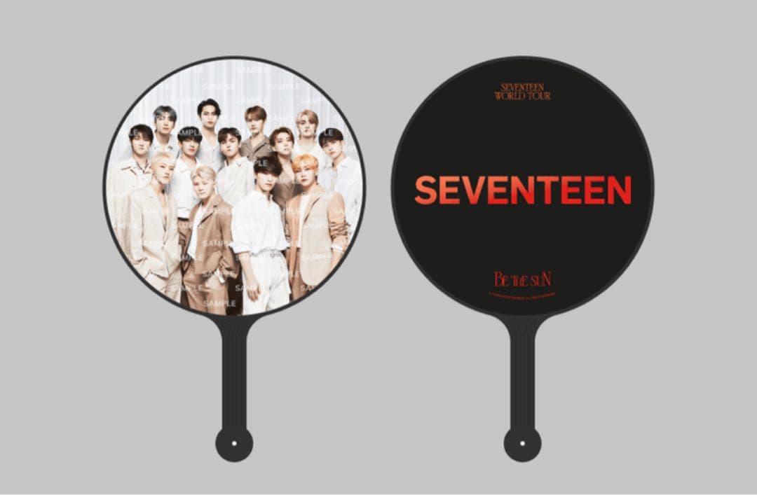 SEVENTEEN BE THE SUN うちわ　全員　セブチ