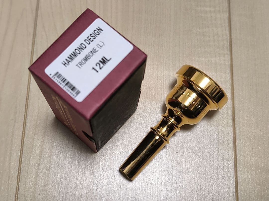 ハモンドデザイン 12ML GP トロンボーンマウスピース 太管 Hammond