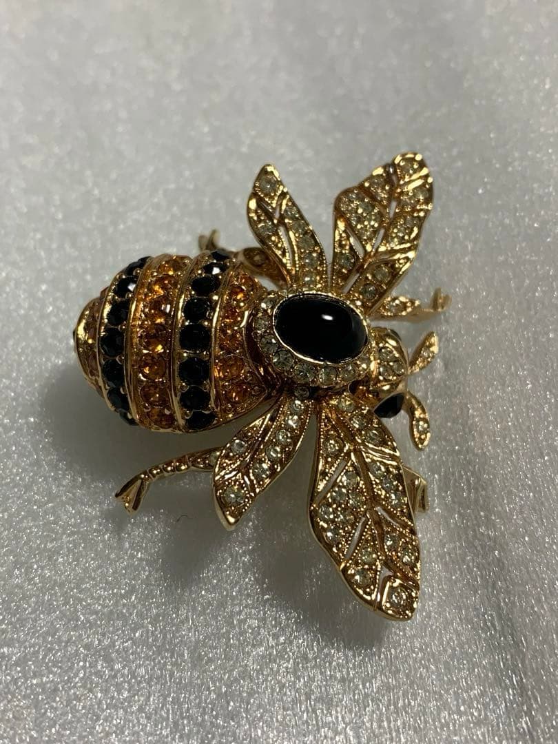 ☆CINER☆サイナーBeeブローチ きらきら大きな蜂アンティーク/ヴィンテージ