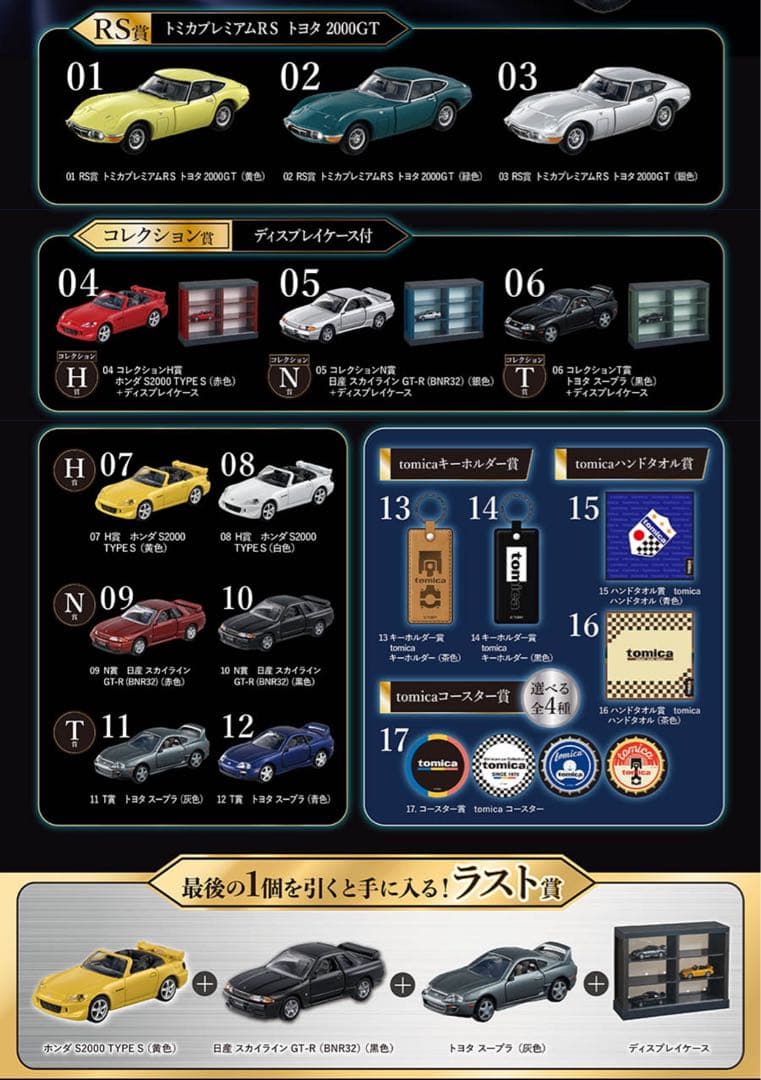 トミカくじ　フルコンプリートセット
