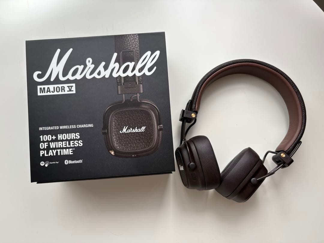 Marshall 公式ストア MAJOR V ワイヤレス ヘッドホン　brown